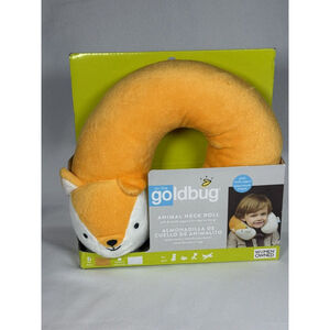 On the Goldbug Fox Animal Neckroll Plush Comfy Support NEW